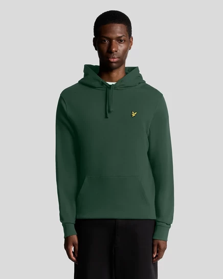 Мужское худи Lyle & Scott, темно-зеленое