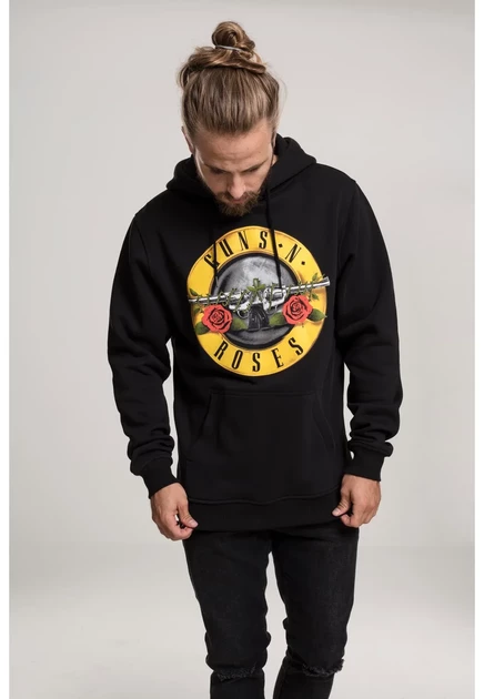 Мужское худи Merchcode Guns N' Roses, черное