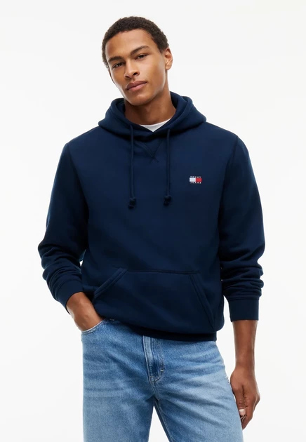Унисекс худи Tommy Jeans TJM Reg Badge, темно-синее