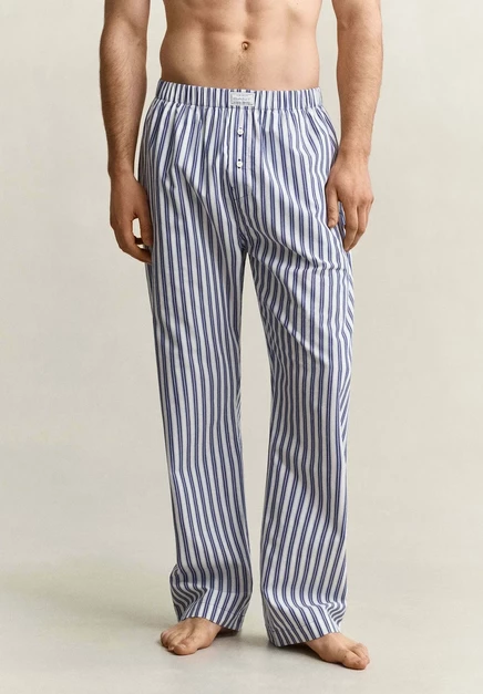 Мужские пижамные брюки Gant Striped, полосатые, синие