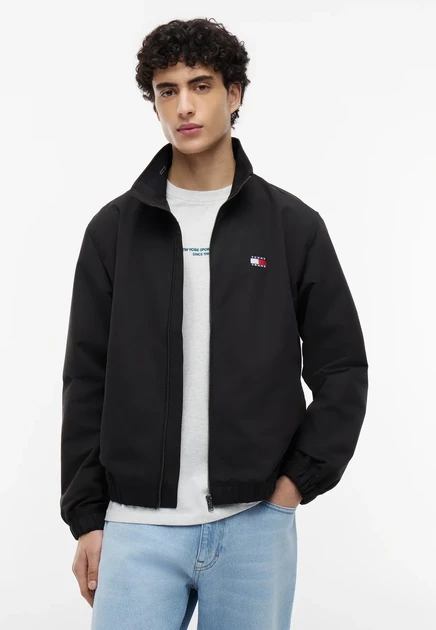 Мужская куртка-бомбер Tommy Jeans Essential, черная