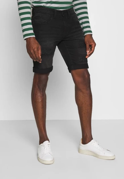 Мужские джинсовые шорты Indicode Jeans Inkaden, черные