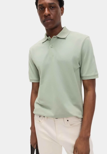 Marks & Spencer POLO SHIRT - Polo shirt - white pistachio
