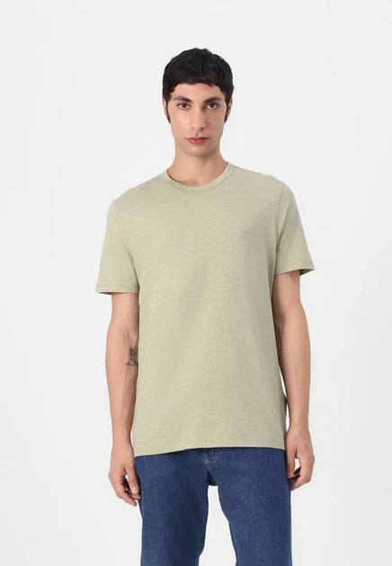 BOSS TEGOOD 10240843 01 - Basic T-shirt - dark blue open green