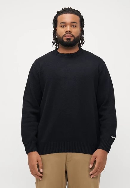 Мужской джемпер Jack & Jones Plus Size, черный