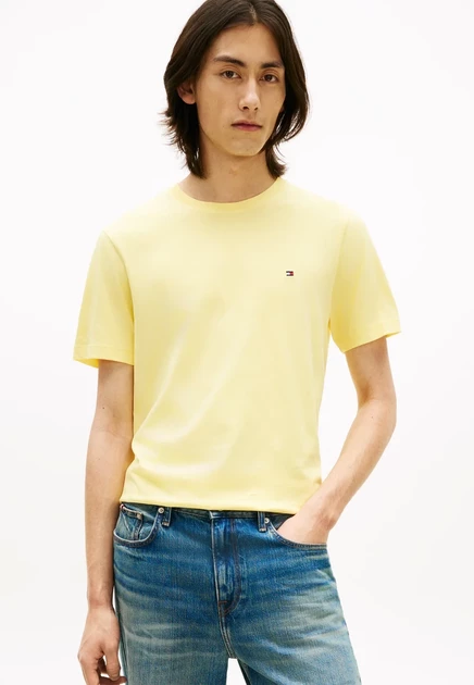Мужская футболка Tommy Hilfiger Seasonal Solid, желто-зеленая