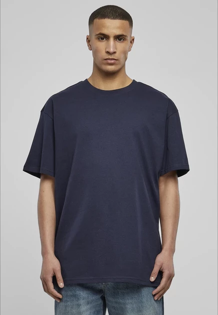 Urban Classics T-SHIRT HEAVY OVERSIZED - Basic T-shirt - amber midnightnavy