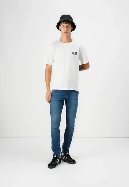 Мужская футболка Jack & Jones JJECORP LOGO, белая
