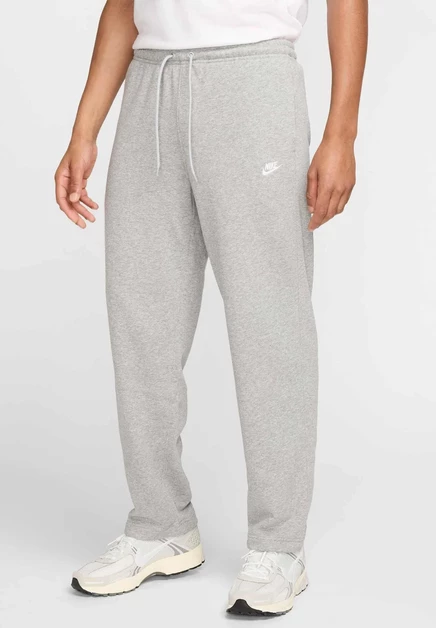 Мужские брюки Nike Club, темно-серо-бело-серые