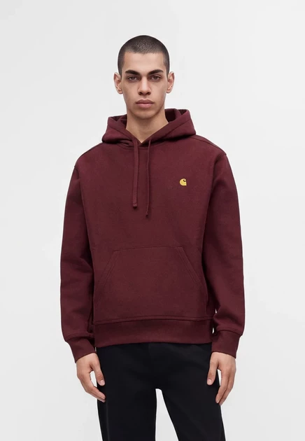 Carhartt WIP HOODED AMERICAN SCRIPT  - Hoodie - natural amarone