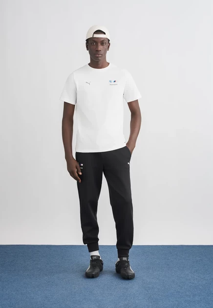 Мужская футболка Puma BMW MMS Logo Tee, белая