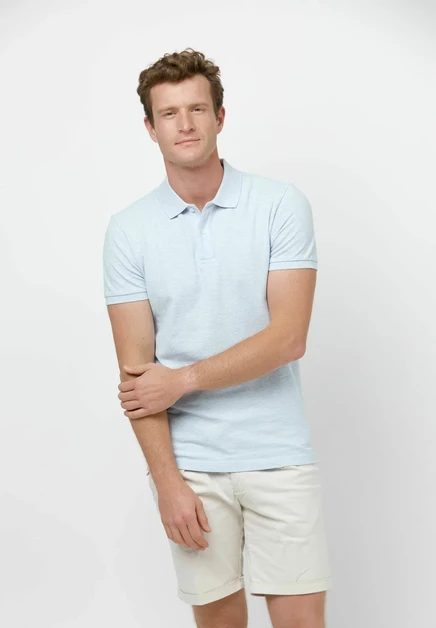 Мужское поло Profuomo Polo Short, сине-голубое