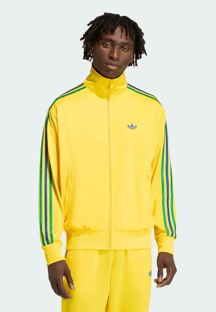 Мужская куртка adidas FIREBIRD TT, желтая/зеленая/синяя
