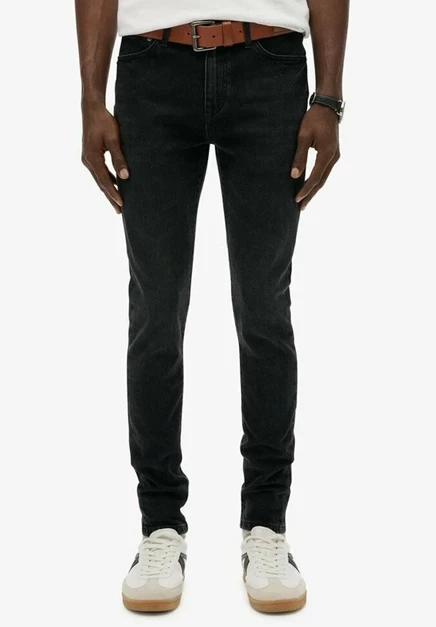 Мужские джинсы Superdry Co. Vintage зауженные, черные