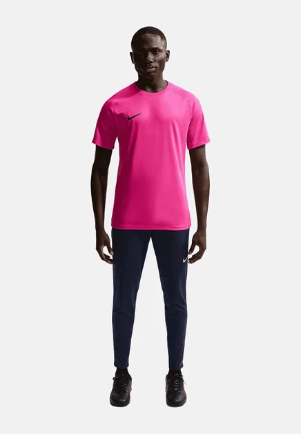 Мужская спортивная футболка Nike, розово-черная