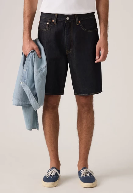 Мужские джинсовые шорты Levi's 468 Loose, серые