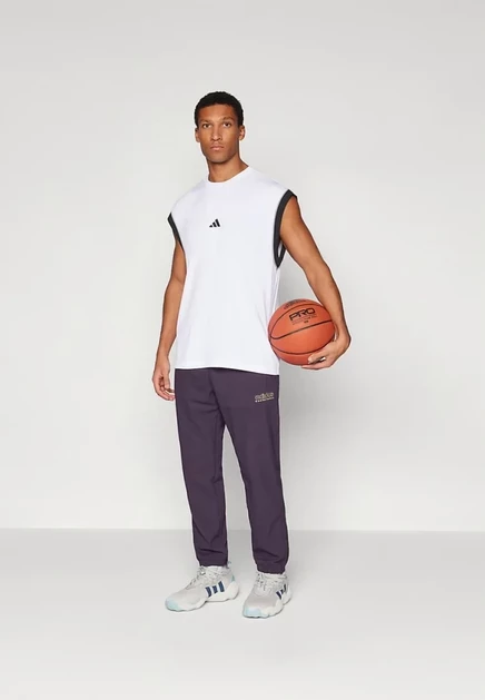 Мужская майка adidas Performance BOS TANK, бело-чёрная