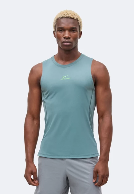 Мужская майка Nike Performance Tank, серо-зеленая