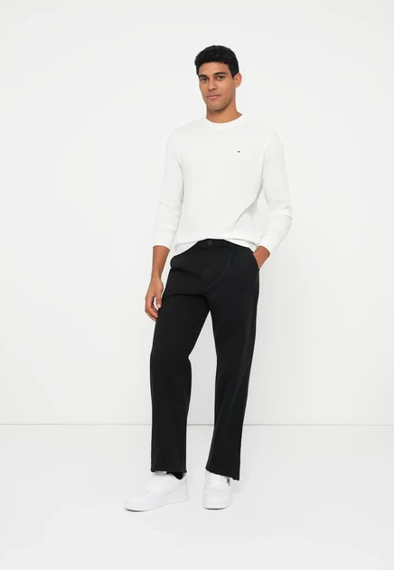 Мужской лонгслив Tommy Jeans Slim, 2 шт., экрю/черный