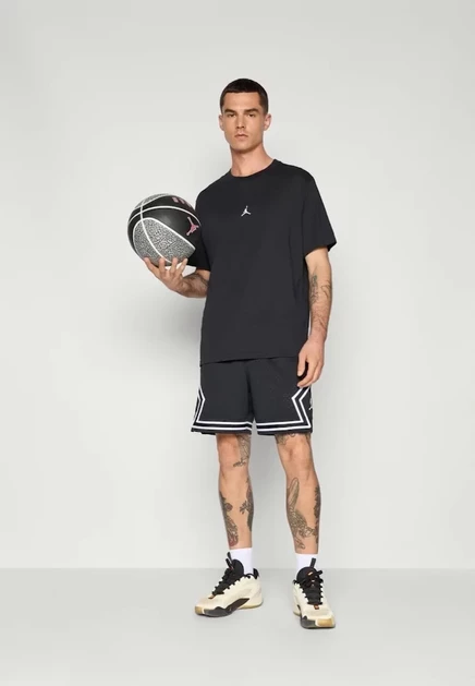 Мужская футболка Jordan Jumpman, черно-белая