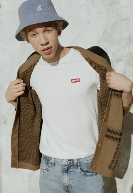 Мужские футболки Levi's, 2 шт., белые и темно-синие