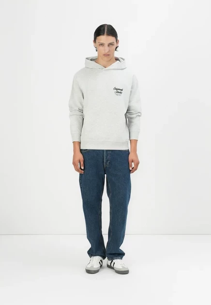 Мужское худи Jack & Jones JORNORREBRO, белое меланжевое