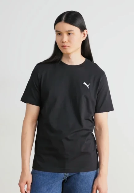 Мужские футболки Puma Ess Logo, 2 шт., белые и черные