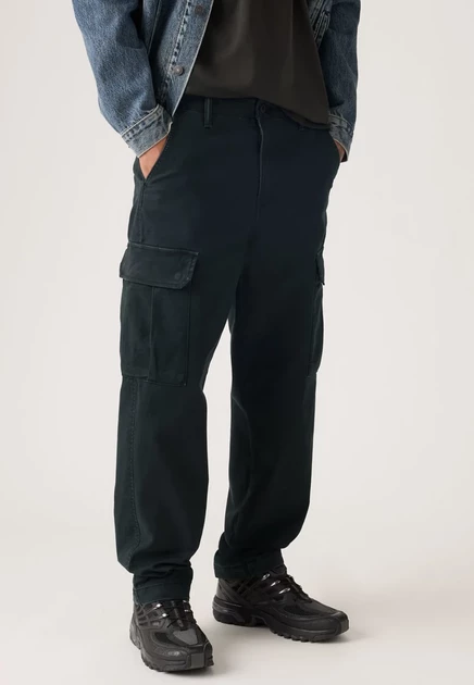 Мужские брюки-карго Levi's XX Cargo Taper T3, черно-хаки