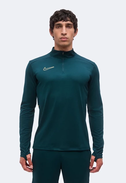 Nike Performance ACD25 DRILL TOP - Long sleeved top - smoke grey/white/hot punch midnight spruce/midnight spruce/elemental gold-coloured/metallic gold-coloured