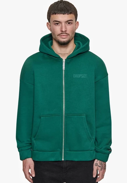 Мужское худи Dropsize SUPER HEAVY, зеленое