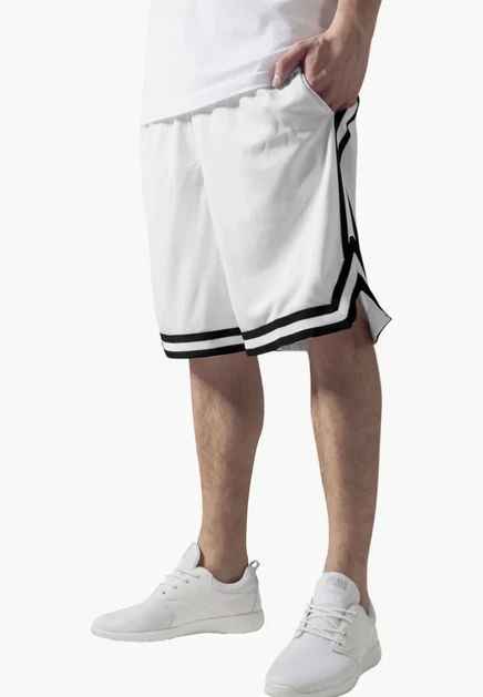 Мужские шорты Urban Classics Stripes, черно-белые