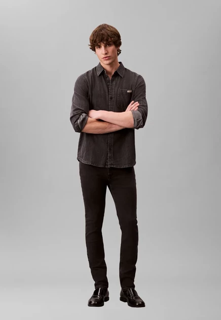 Мужские джинсы Calvin Klein Jeans Skinny Fit, черные