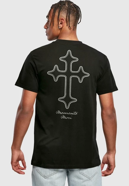 Мужская футболка Mister Tee Memento Mori, чёрная