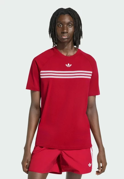 Мужская футболка adidas Originals 98, кремово-красная