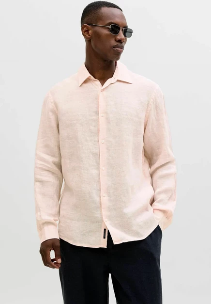 Мужская рубашка Jack & Jones Lawrence, розовая