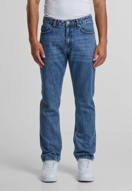 2Y Studios ORIO BASIC SLIM FIT - Straight leg jeans - sand blue blue