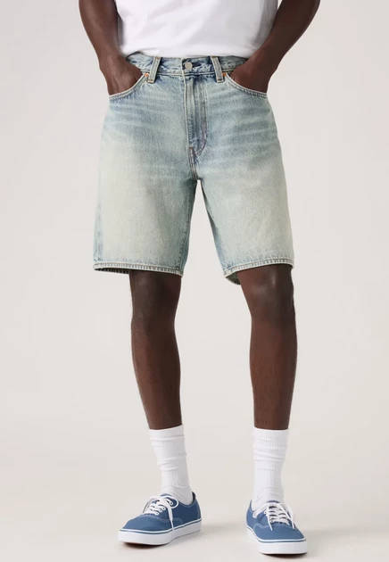 Мужские джинсовые шорты Levi's 468, бежевые