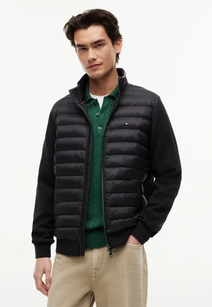 Мужская куртка Tommy Hilfiger Mix Media, черная