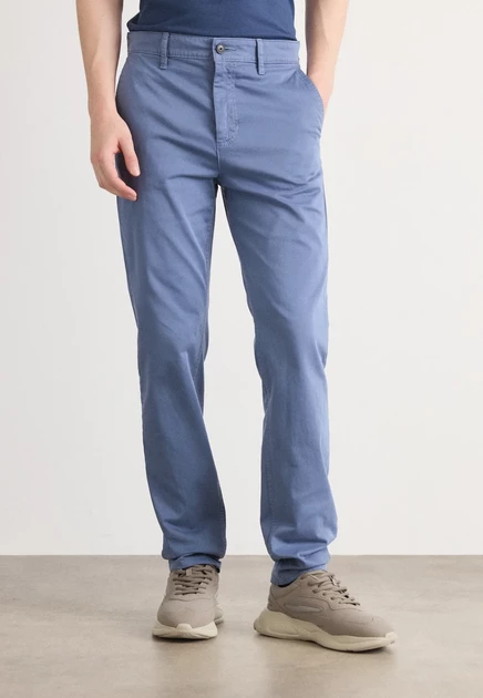 Мужские брюки чинос Boss Chino Tapered, голубые