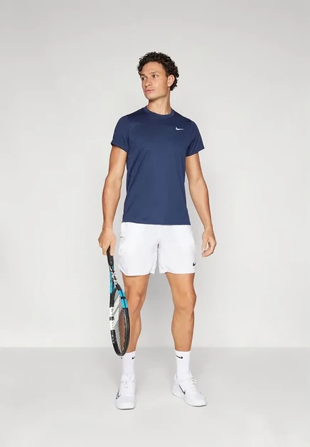 Мужская спортивная футболка Nike Victory, бело-черная