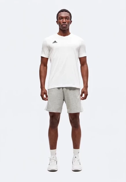 Мужские шорты adidas Sportswear 3 Stripes, серо-белые