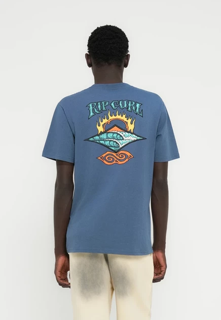 Футболка унисекс Rip Curl Dazed and Tubed Tee, синяя