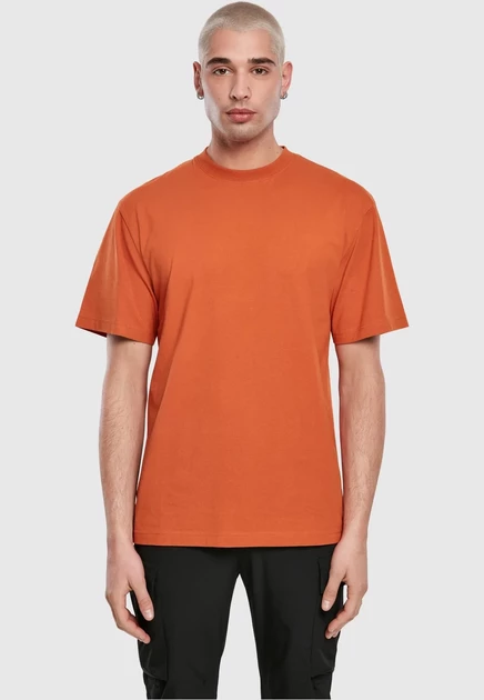 Urban Classics TALL TEE - Basic T-shirt - turquoise rustred
