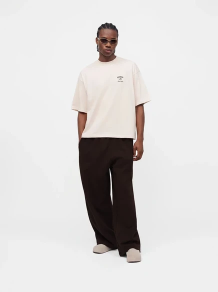 Унисекс брюки adidas Originals Trefoil, коричневые