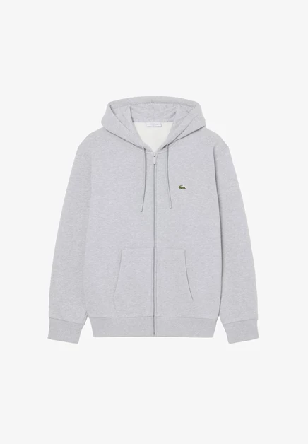Унисекс-толстовка Lacoste на молнии, серая