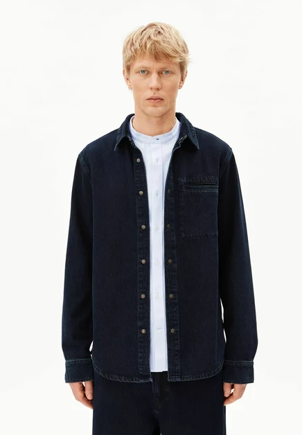 Мужская джинсовка Armedangels Welt Pocket, голубая