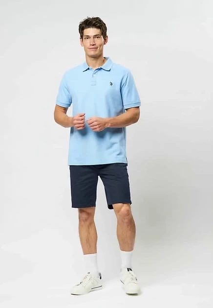 Мужские поло U.S. Polo Assn., 2 шт., белые/синие