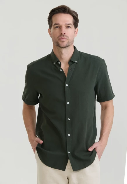Felix Hardy SHORT SLEEVE SHIRT - Shirt - brown khaki