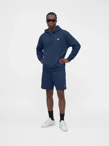New Balance SPORT ESSENTIALS HOODIE UNISEX - Hoodie - athletic grey navy