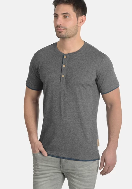 Мужская футболка Indicode Jeans IDTONY, серо-черная